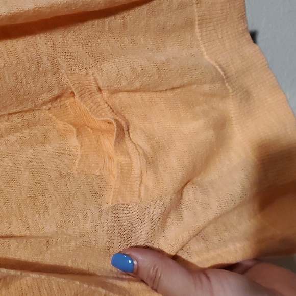 Maurice's Peach Carigan-large - Picture 2 of 5